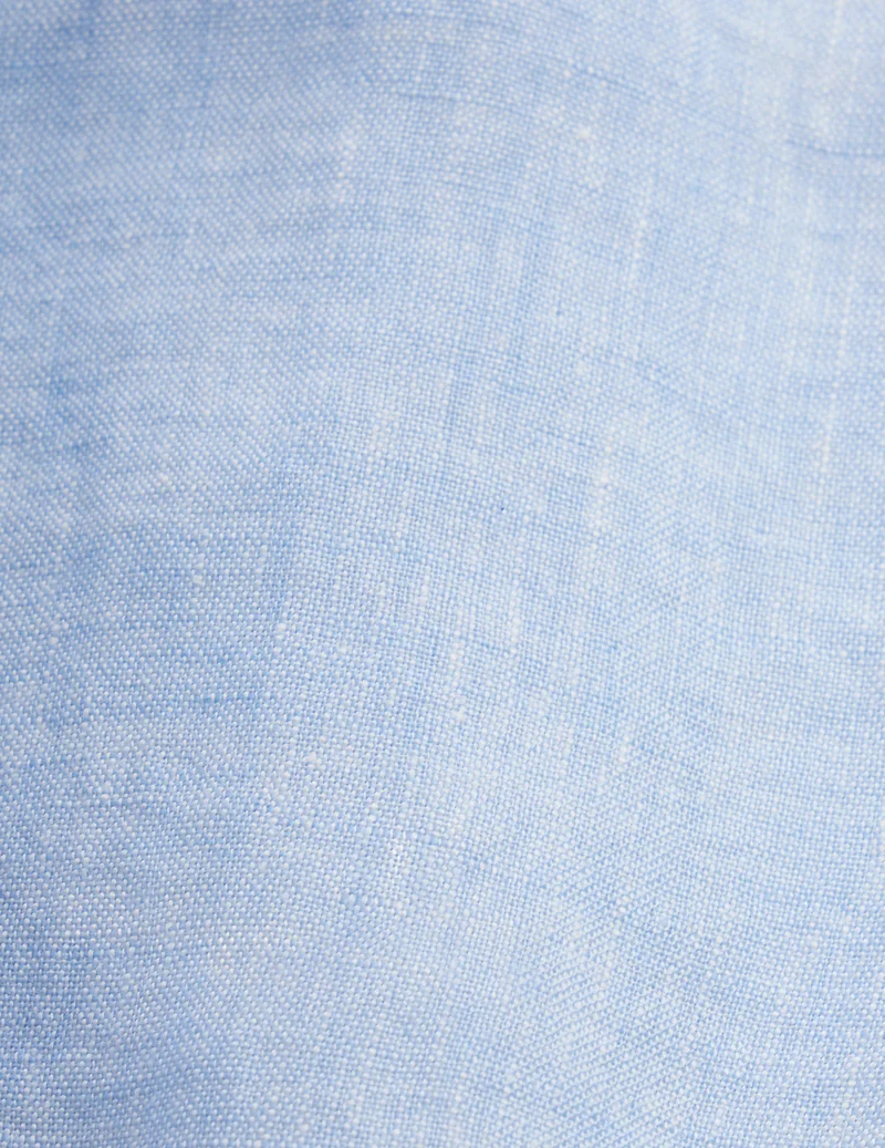 Chemise Aristote en lin bleu clair