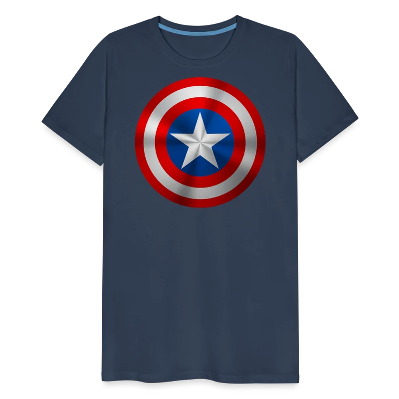 Herren America T-Shirt Rundhals Unisex Sommer Streetwear 100% Baumwolle