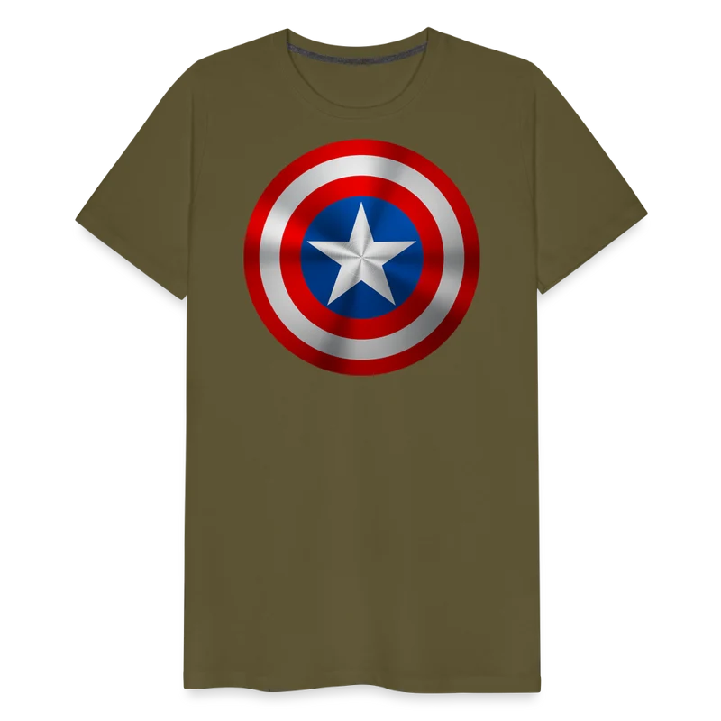 Herren America T-Shirt Rundhals Unisex Sommer Streetwear 100% Baumwolle