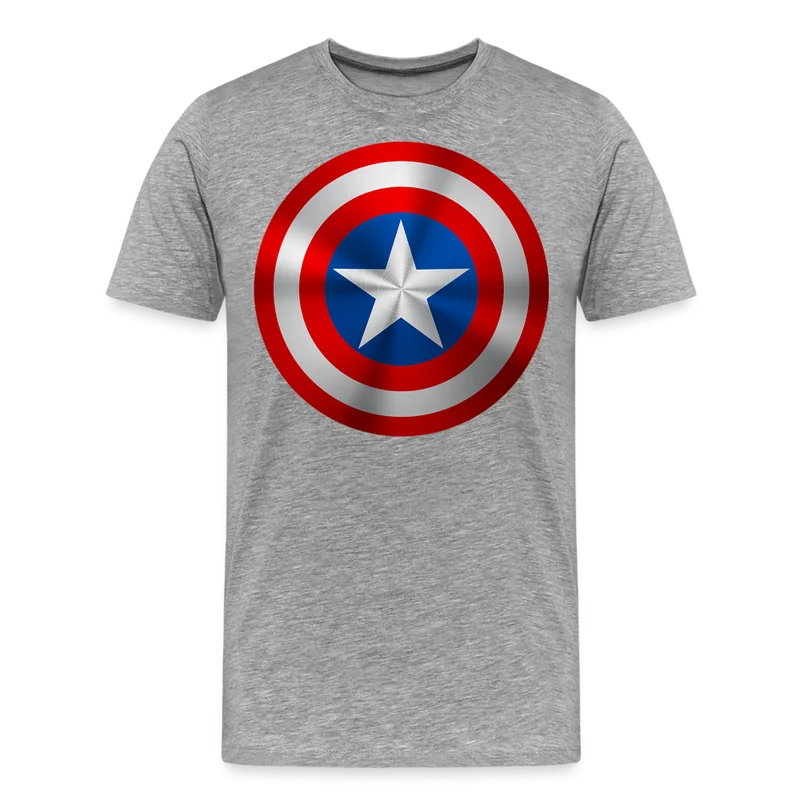 Herren America T-Shirt Rundhals Unisex Sommer Streetwear 100% Baumwolle