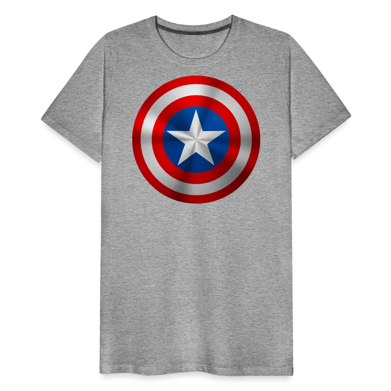 Herren America T-Shirt Rundhals Unisex Sommer Streetwear 100% Baumwolle