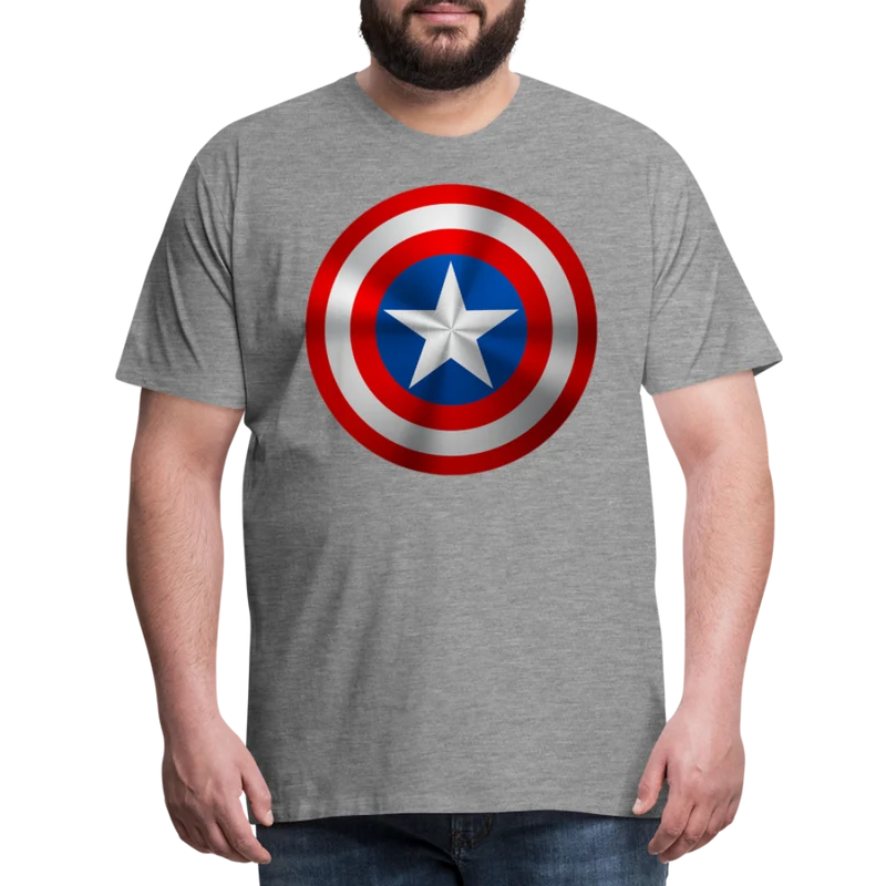 Herren America T-Shirt Rundhals Unisex Sommer Streetwear 100% Baumwolle
