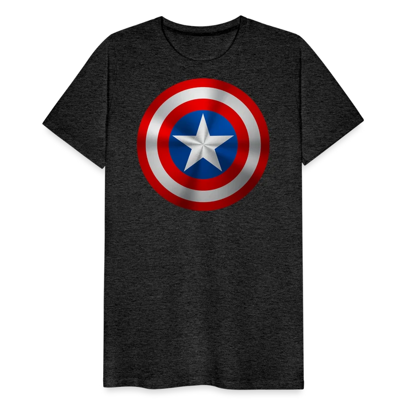 Herren America T-Shirt Rundhals Unisex Sommer Streetwear 100% Baumwolle