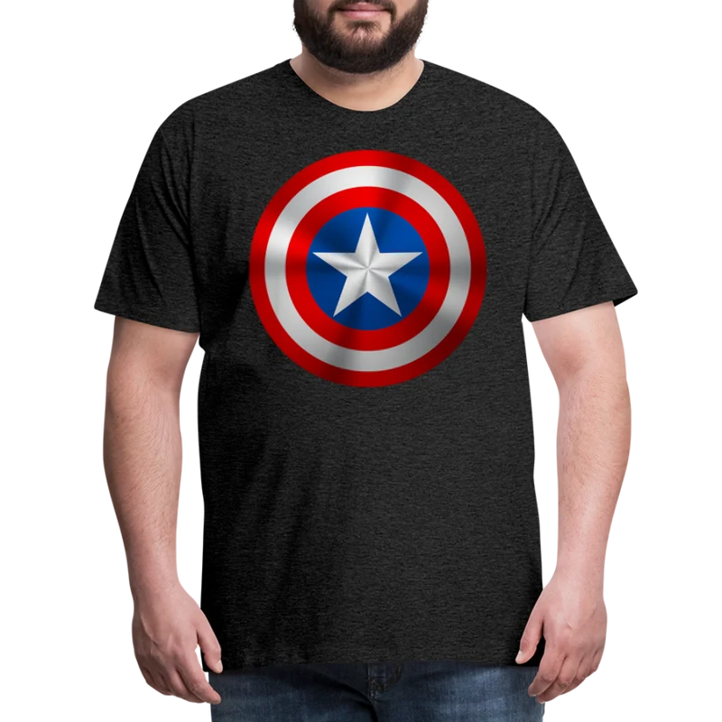 Herren America T-Shirt Rundhals Unisex Sommer Streetwear 100% Baumwolle