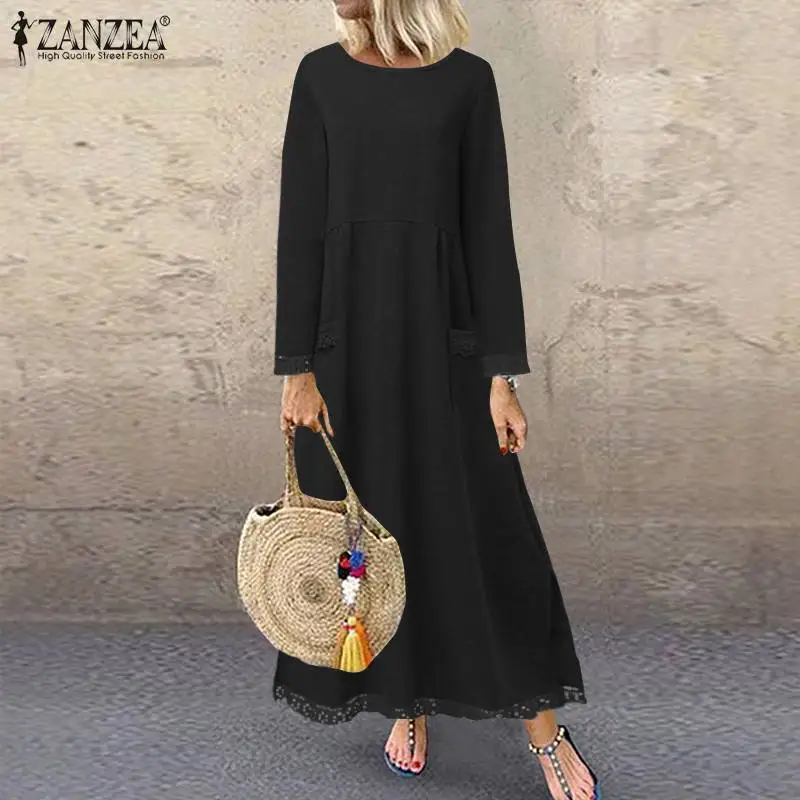 Damen Wollkleid Winterkleid Strickkleid Longpullover Pullover Long Sleeve