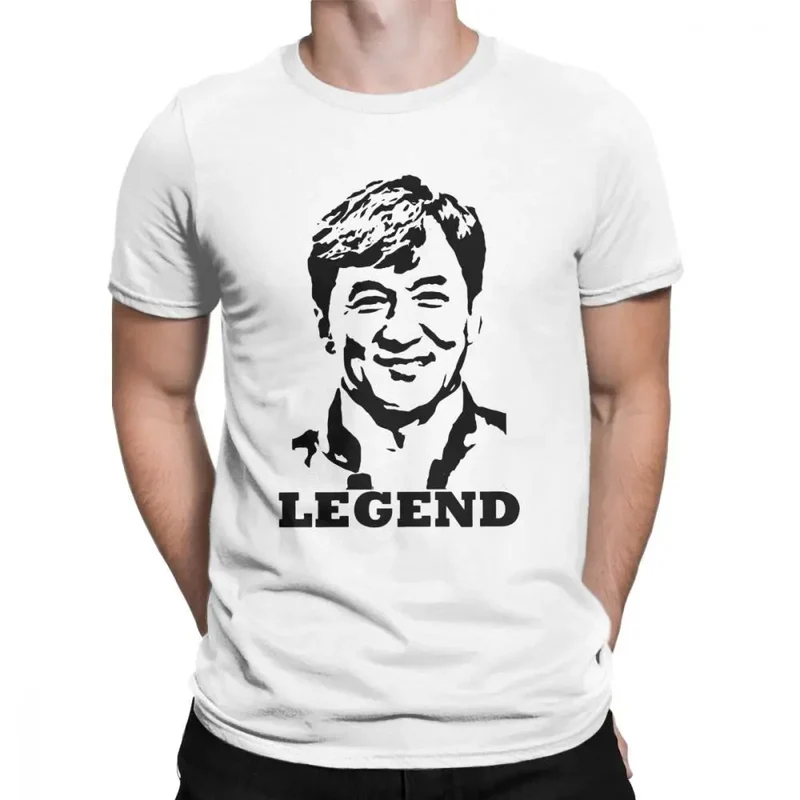 Herren Fashion Vintage Kung Fu T-Shirt Rundhals Unisex Sommer Streetwear