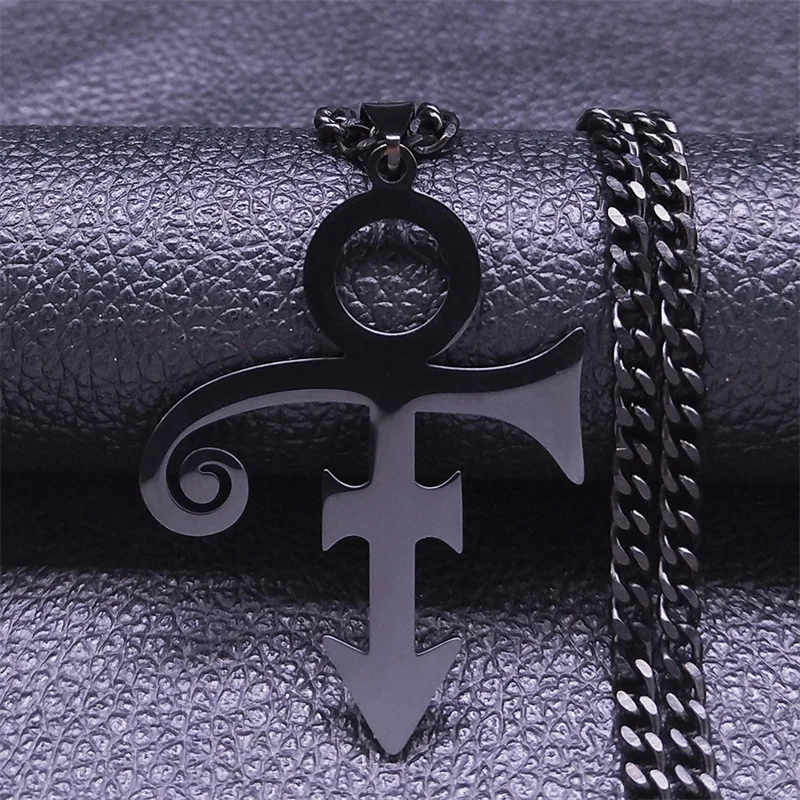 Massiv Edelstahl Silber Panzerkette Halskette Anhänger Damen Herren RIP Symbol