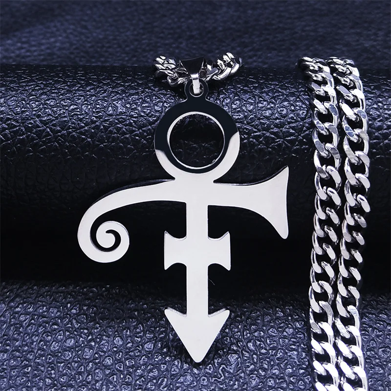 Massiv Edelstahl Silber Panzerkette Halskette Anhänger Damen Herren RIP Symbol
