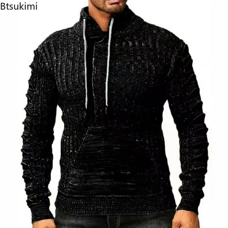 Herren Pullover Sweatshirt Troyer Pulli Sweater Rundkragen Shirt Langarmshirt