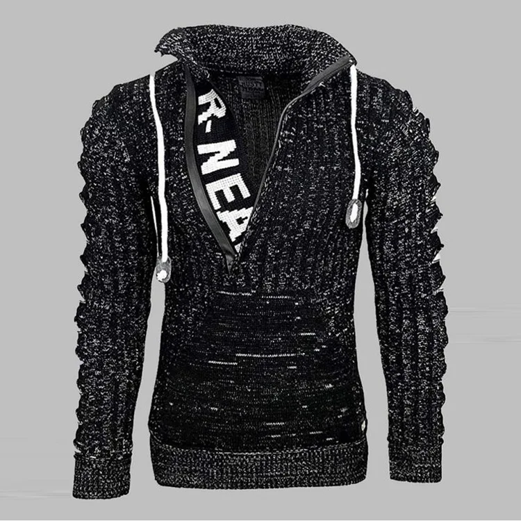 Herren Pullover Sweatshirt Troyer Pulli Sweater Rundkragen Shirt Langarmshirt