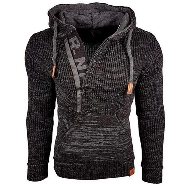 Herren Pullover Sweatshirt Troyer Pulli Sweater Rundkragen Shirt Langarmshirt
