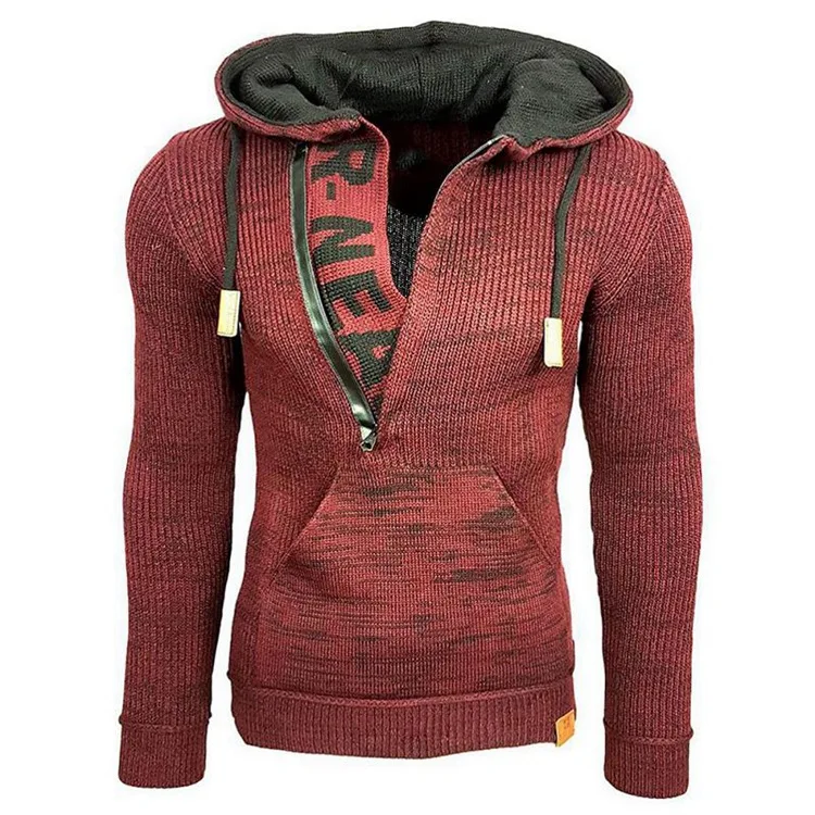 Herren Pullover Sweatshirt Troyer Pulli Sweater Rundkragen Shirt Langarmshirt