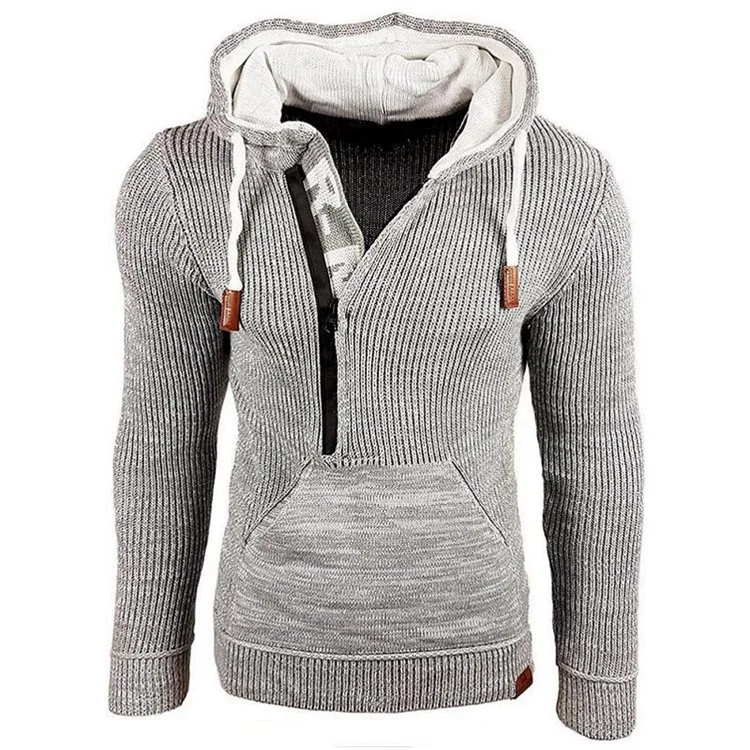 Herren Pullover Sweatshirt Troyer Pulli Sweater Rundkragen Shirt Langarmshirt
