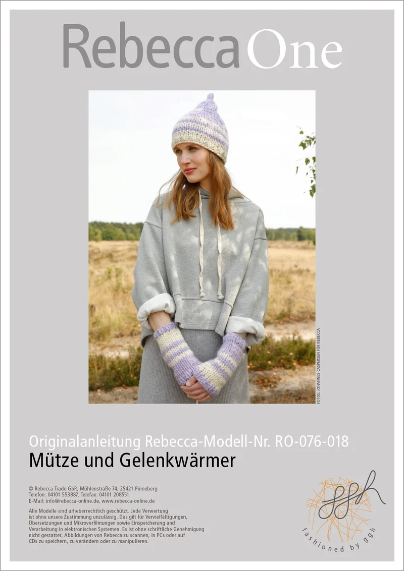 Strickanleitung - Mütze und Gelenkwärmer