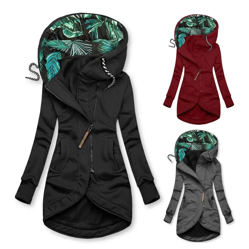 Damen Kapuzenjacke Kapuzenpullover Sweatjacke Sweatshirt Hoodie Jacke Pulli