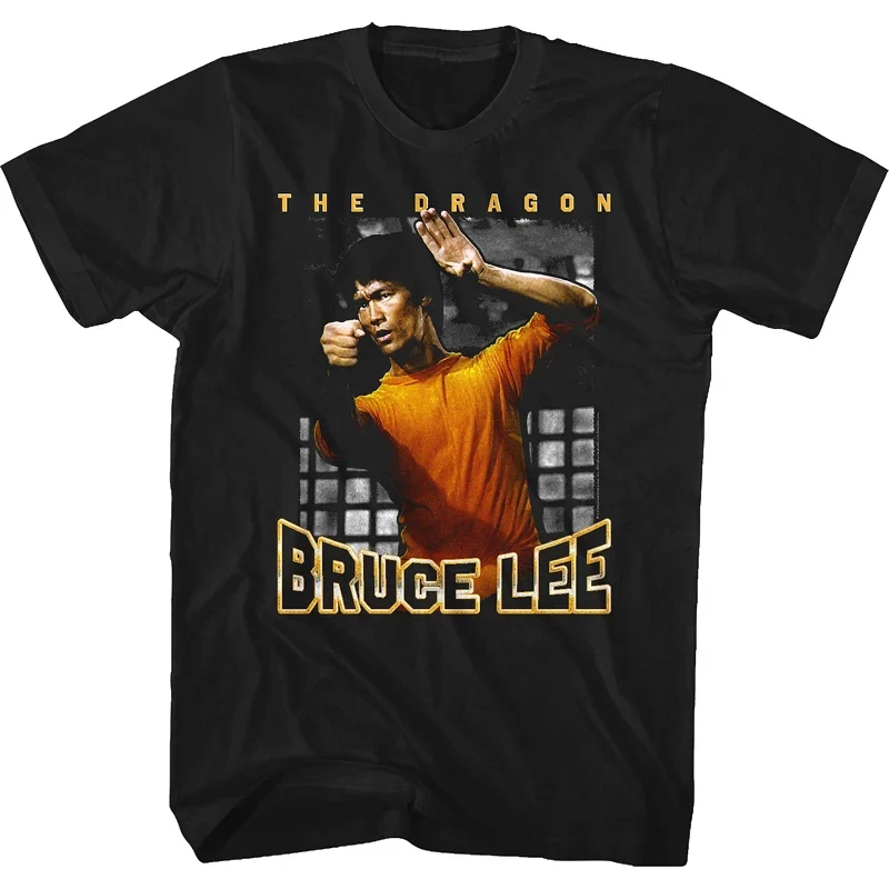 Herren Fashion Vintage Jeet Kune Do Kung Fu T-Shirt Rundhals Unisex Streetwear