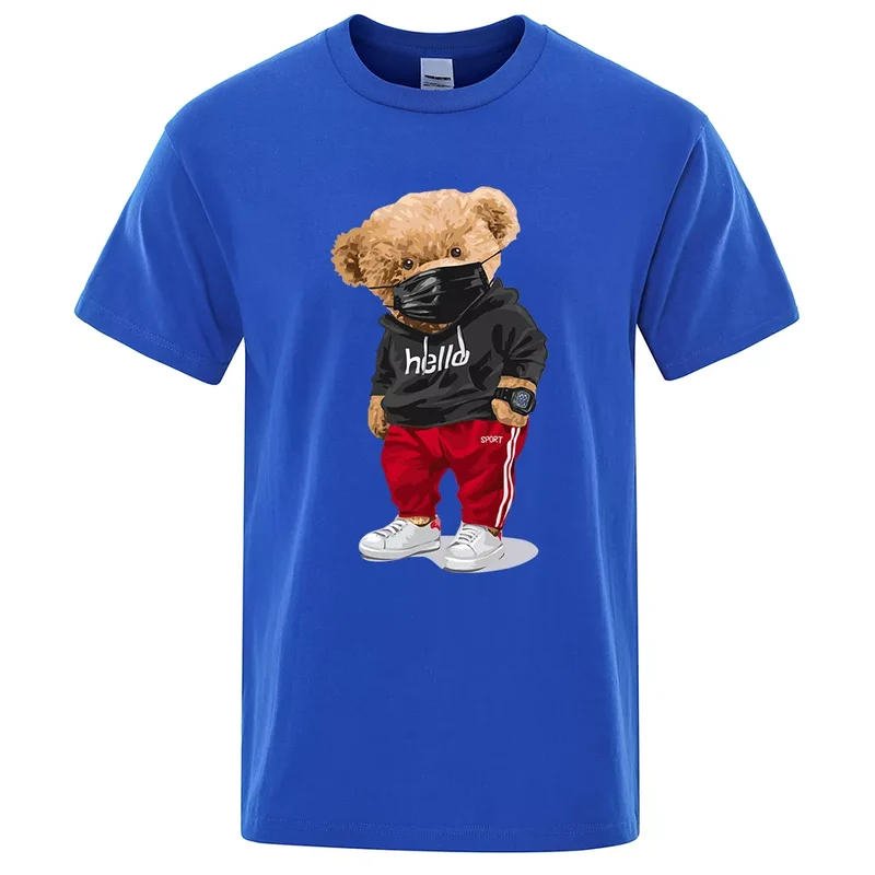 Männer Fashion 3D T-Shirt Rundhals Unisex Sommer Streetwear 100% Baumwolle