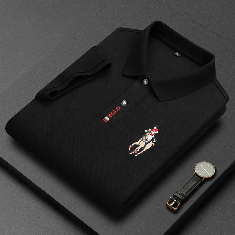 Herren Poloshirt POLO Shirt Kontrast Kragen Kurzarm Hemd Polohemd T-Shirt