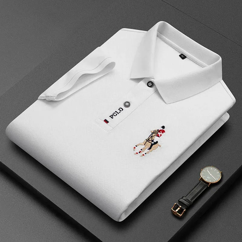 Herren Poloshirt POLO Shirt Kontrast Kragen Kurzarm Hemd Polohemd T-Shirt
