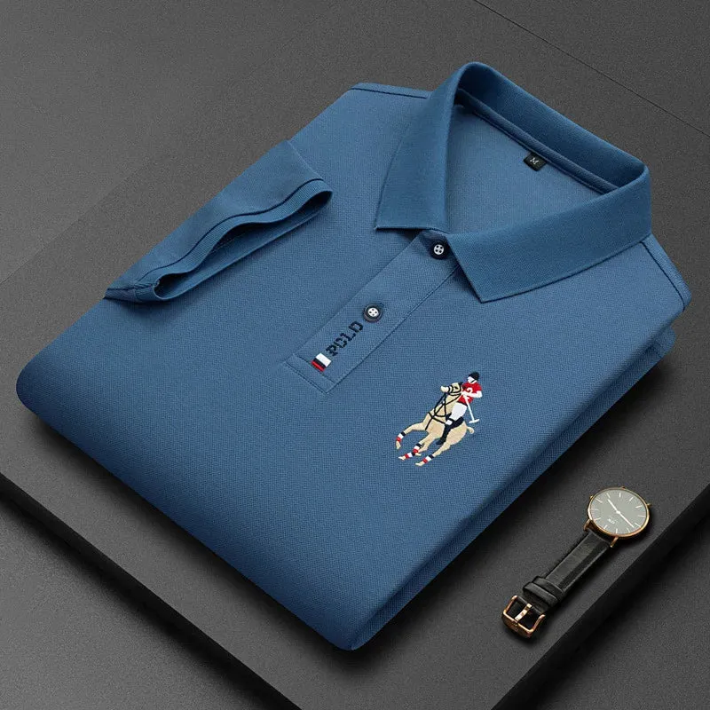 Herren Poloshirt POLO Shirt Kontrast Kragen Kurzarm Hemd Polohemd T-Shirt