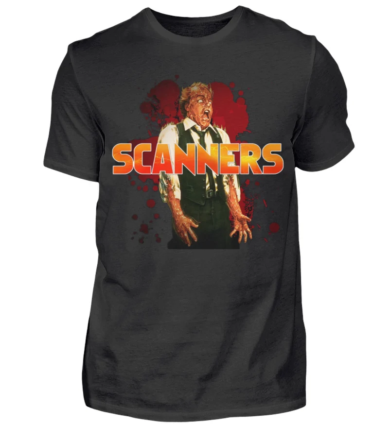 Herren nerdiges SCANNERS T-Shirt Unisex 100% Baumwolle Nerd Streetwear - Herren Shirt