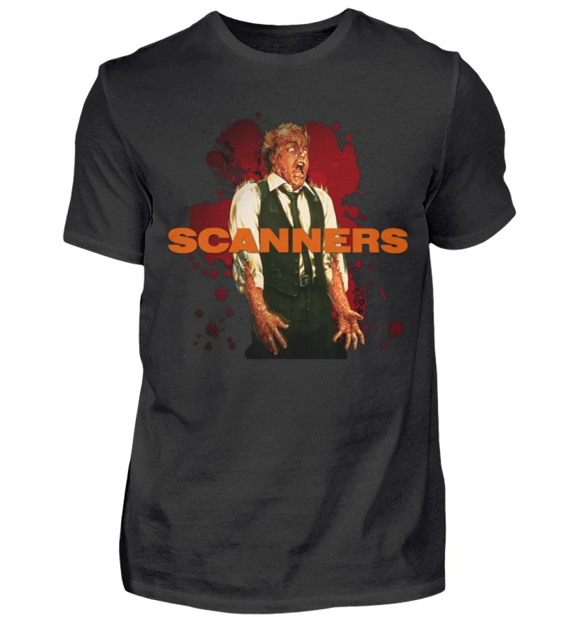 Herren nerdiges SCANNERS T-Shirt Unisex 100% Baumwolle Nerd Streetwear - Herren Shirt