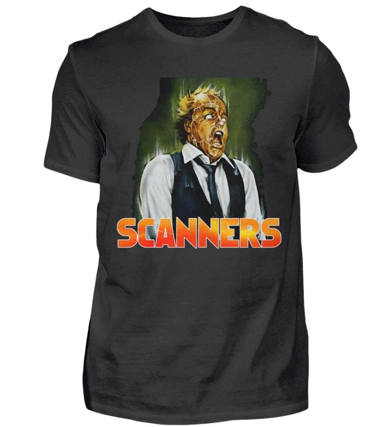 Herren nerdiges SCANNERS T-Shirt Unisex 100% Baumwolle Nerd Streetwear - Herren Shirt