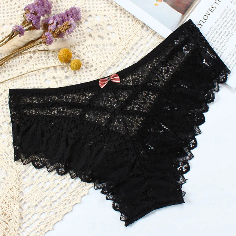 Frauen Spitze Tanga String Höschen Sexy Schlüpfer Slip Dessous Unterwäsche