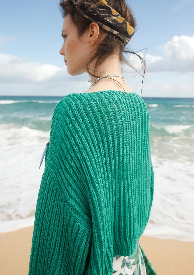 Strickanleitung - Kurzer, weiter Patentpulli