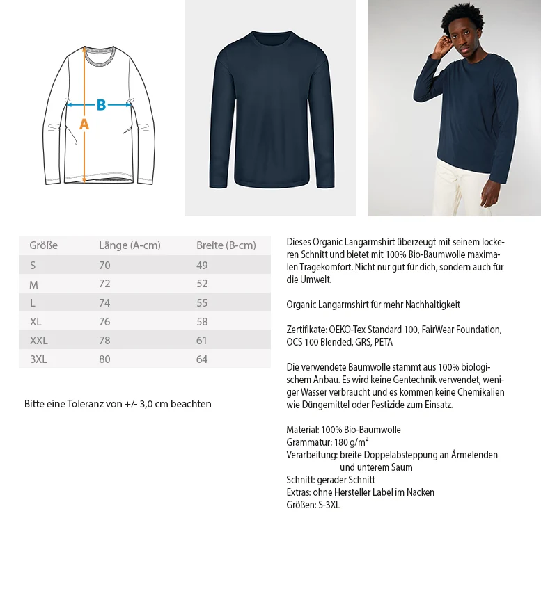 Herren Langarmshirt Pullover Sweatshirt Sweater Shirt Pullover Pulli - Shuffler Langarmshirt ST/ST