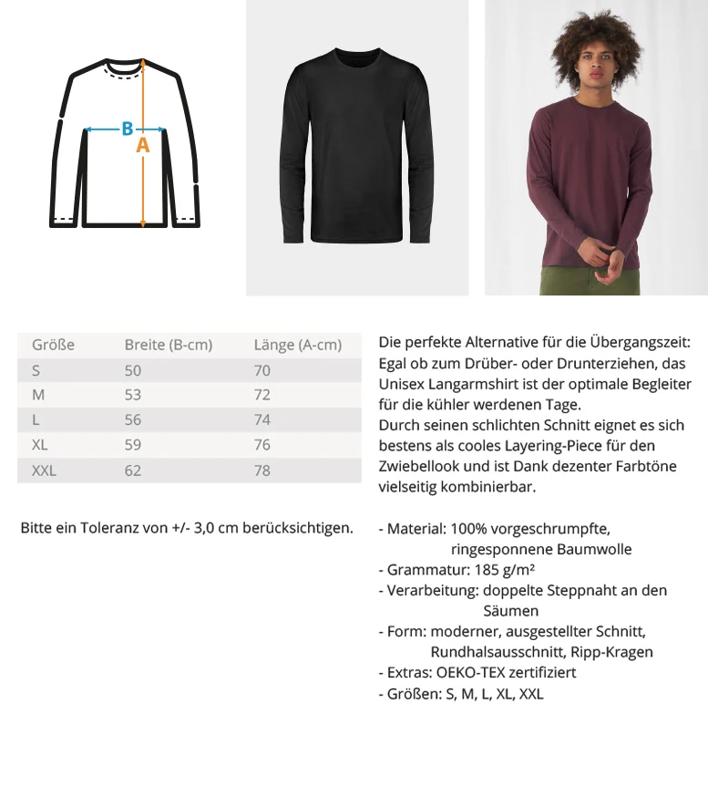 Herren Langarmshirt Pullover Sweatshirt Sweater Shirt Pullover Pulli