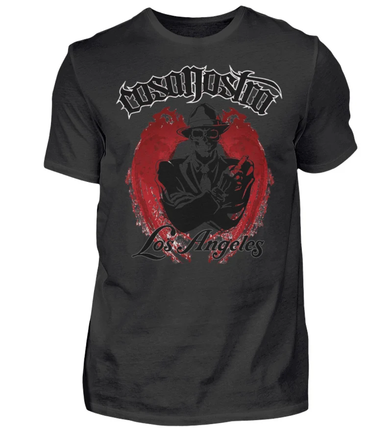 Herren COSA NOSTRA T-Shirt Rundhals Unisex Streetwear Gildan 100% Baumwolle - Herren Shirt