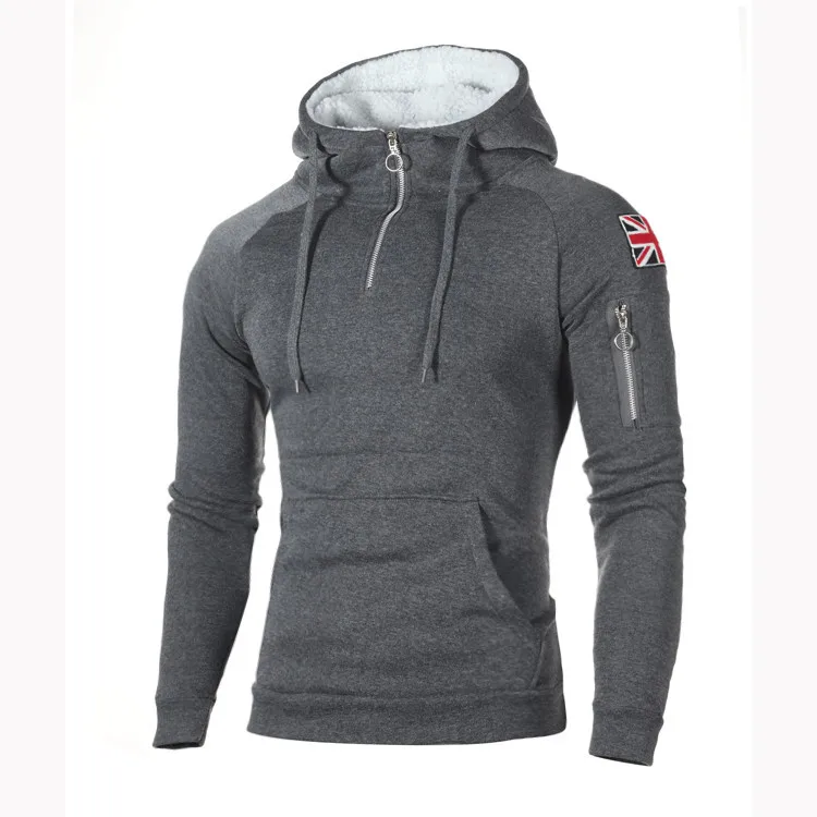 Männer Kapuzenpullover Sweatjacke Hoodie Sweatshirt Pullover Winter Pulli Herren