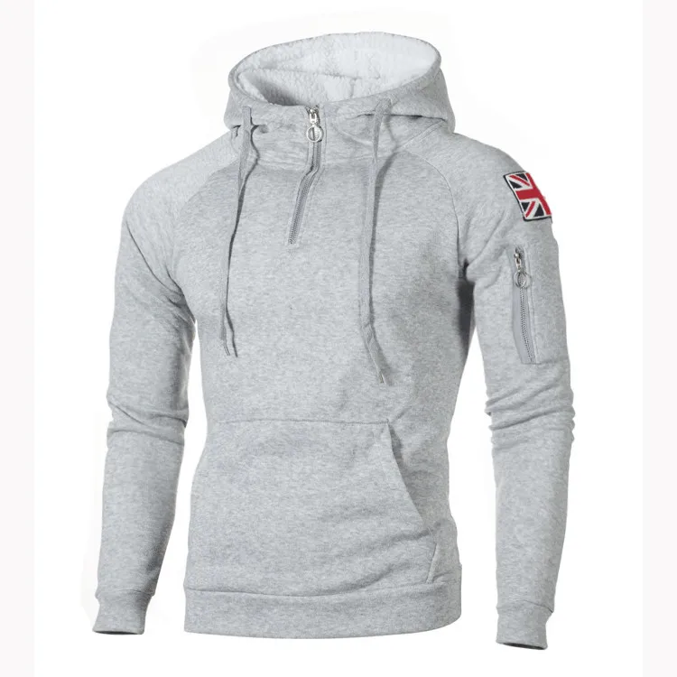 Männer Kapuzenpullover Sweatjacke Hoodie Sweatshirt Pullover Winter Pulli Herren