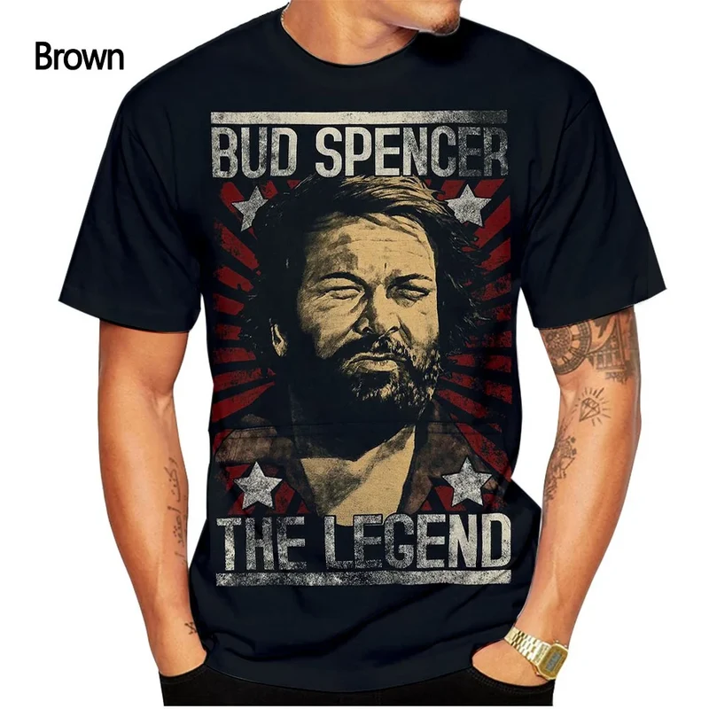 Herren Fashion 80er Vintage 3D T-Shirt Rundhals Unisex Sommer Streetwear Top