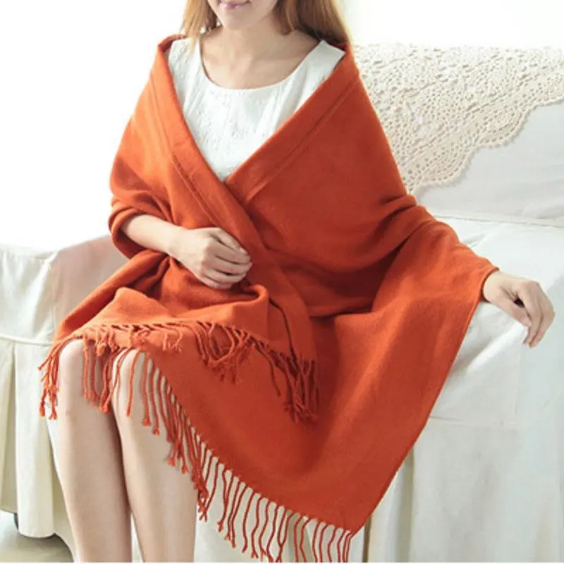 Damen Winterschal Viskose Stola Schlauchschal Halstuch Strickschal Loop NEU
