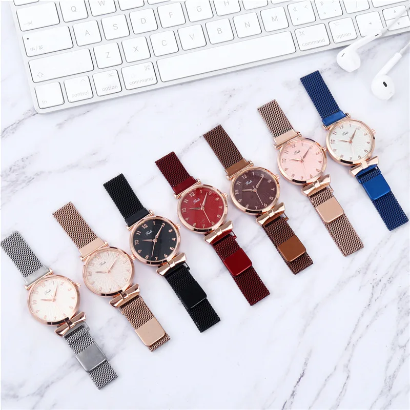 Damen Armband Uhren Set Strass Luxus Quarz Silber Gold Business Armbanduhr