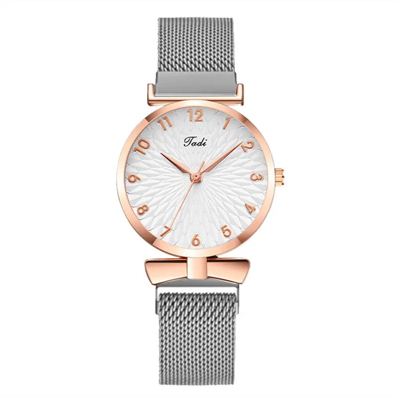 Damen Armband Uhren Set Strass Luxus Quarz Silber Gold Business Armbanduhr
