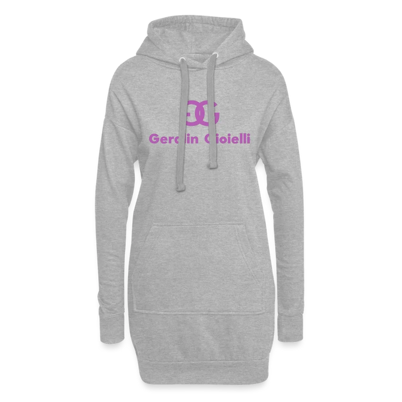 Geralin Gioielli Hoodie-Kleid Damen Kapuzenkleid Minikleid Hoodie Sweatshirt Longtop