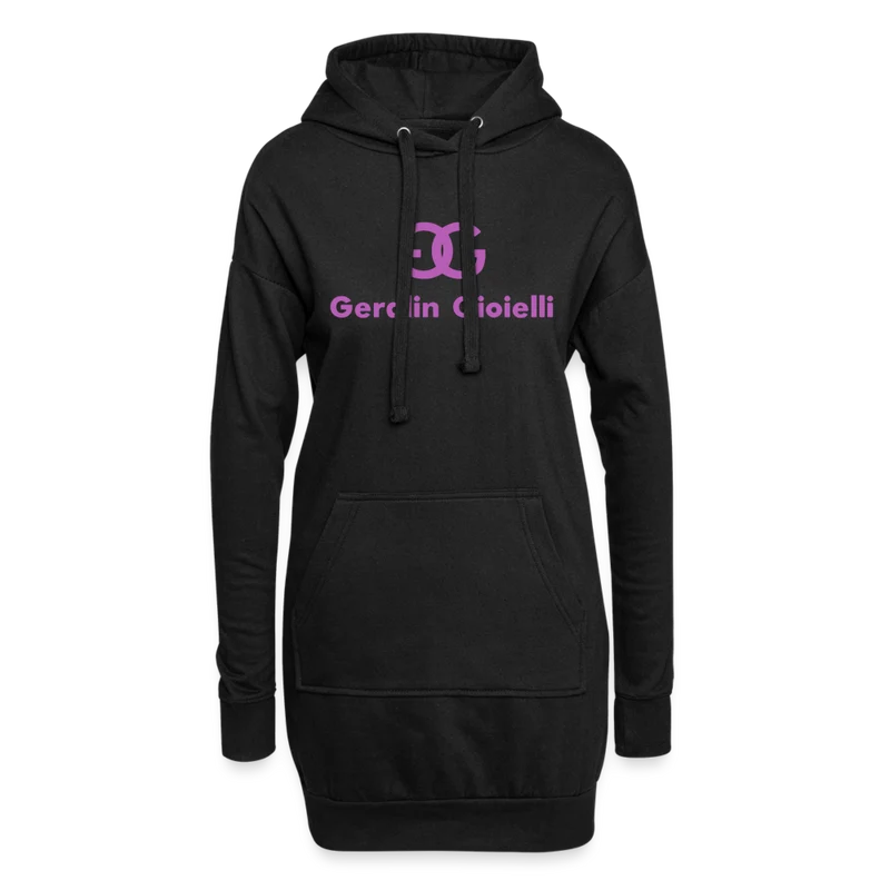 Geralin Gioielli Hoodie-Kleid Damen Kapuzenkleid Minikleid Hoodie Sweatshirt Longtop