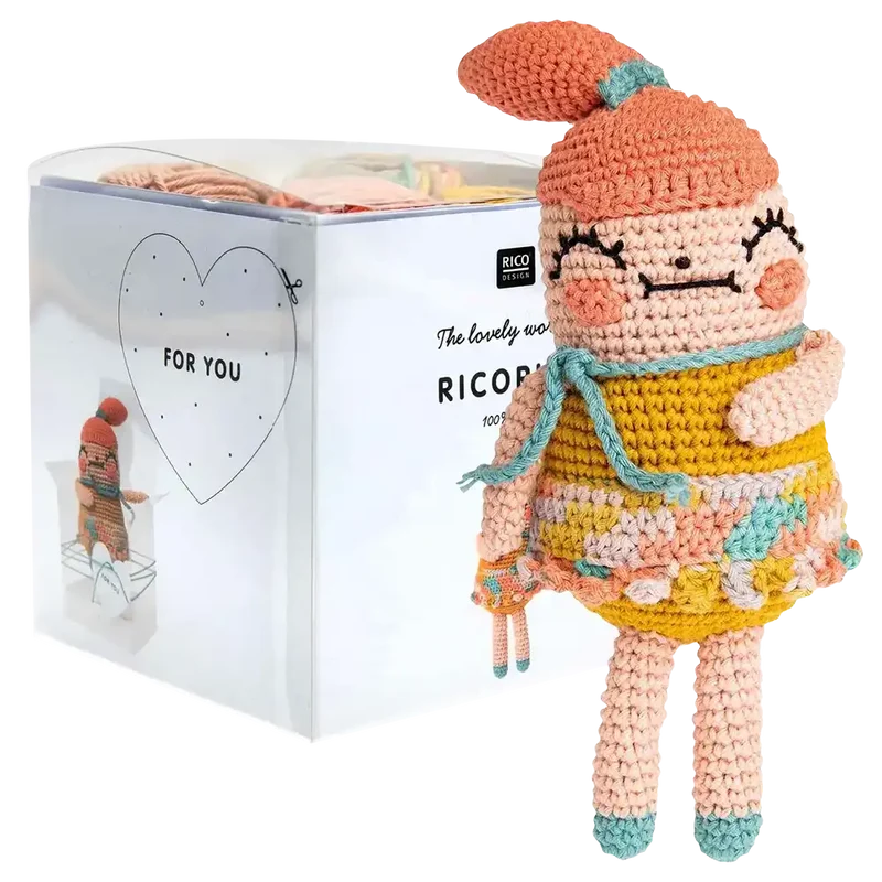 Amigurumi Crazy Cute Family Mädchen (Rico Häkelset)