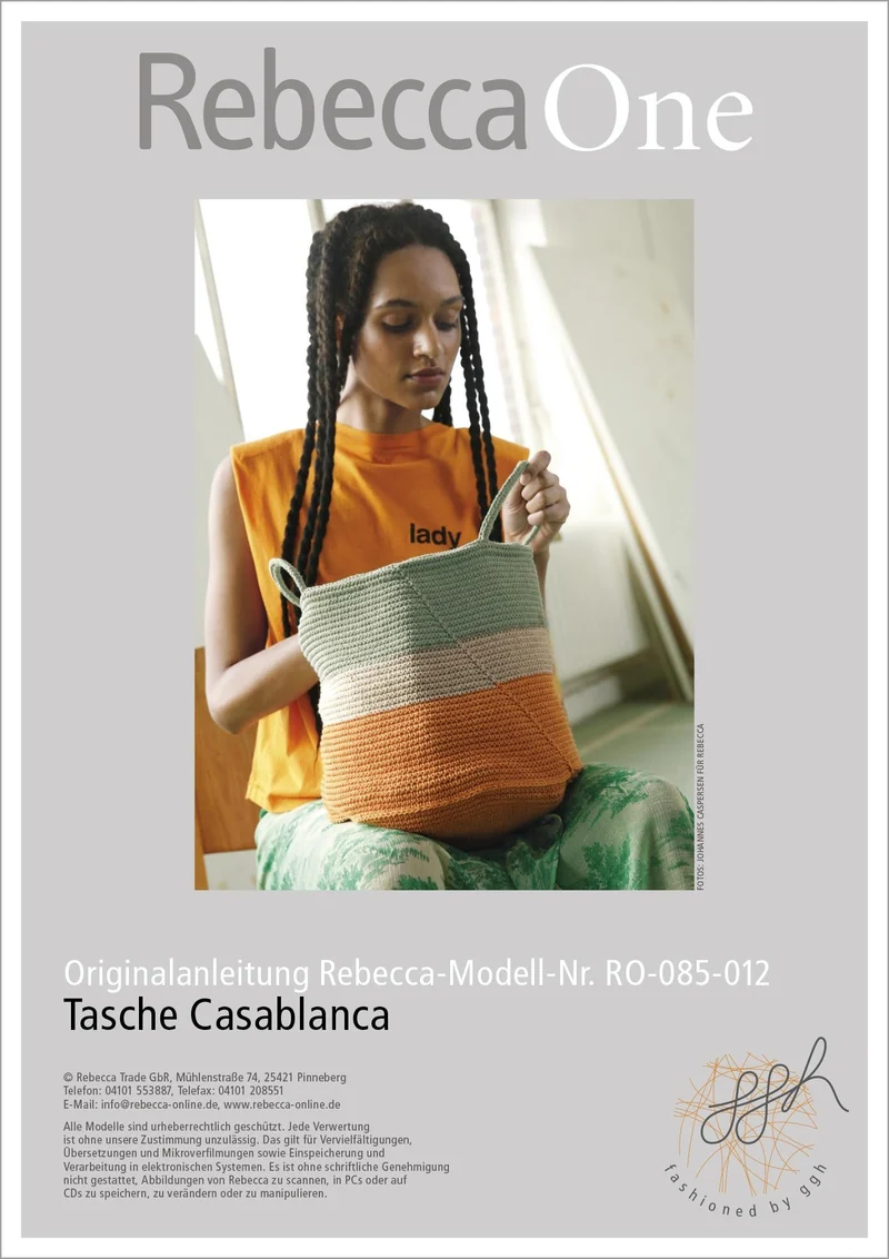 Anleitung - Tasche Casablanca