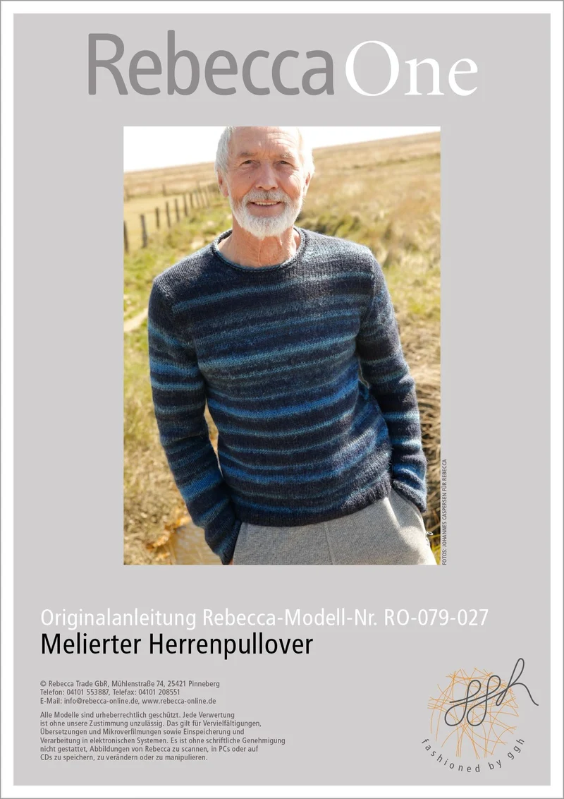 Anleitung - Melierter Herrenpulli