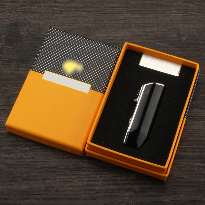 Geschenkset 3-Flammen Jet Zigarrenfeuerzeug Zigarrenschneider Feuerzeug Cutter