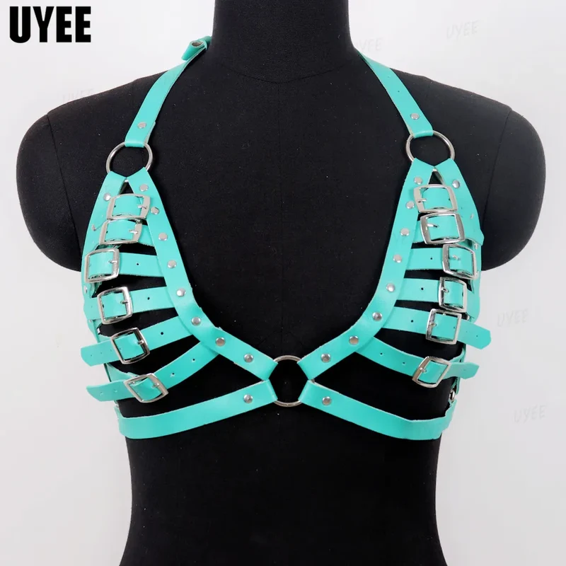Sexy Harness Kette BH Gürtel Toys Punk Goth Frauen Bdsm Bondage Dessous