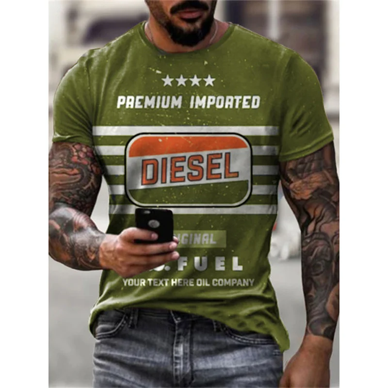 Herren Rock Band 3D T-Shirt Rundhals Unisex Sommer Streetwear Top Shirt