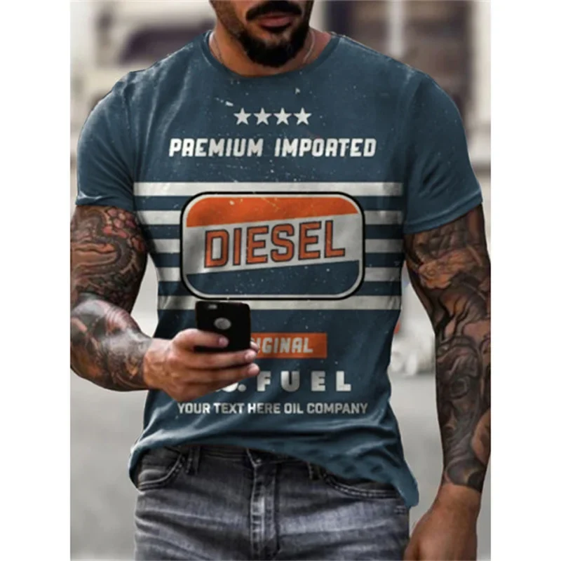 Herren Rock Band 3D T-Shirt Rundhals Unisex Sommer Streetwear Top Shirt