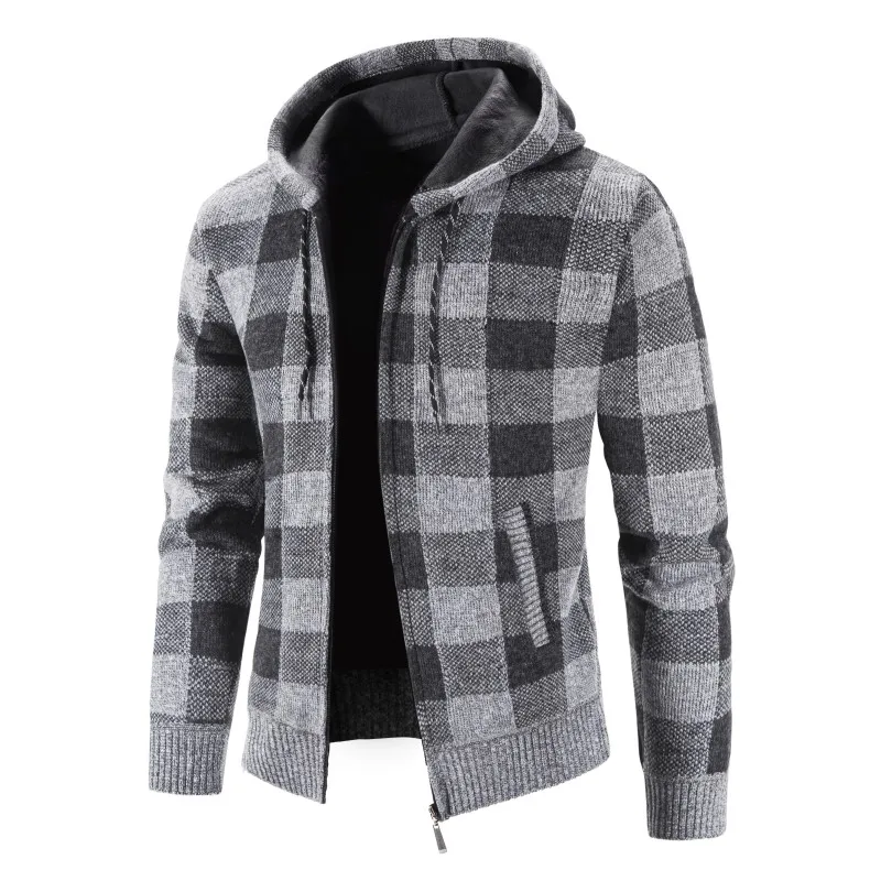 Herren Herbst Jacke Übergangsjacke Hoodie Sweatjacke Outdoor Zipper Sweater NEU
