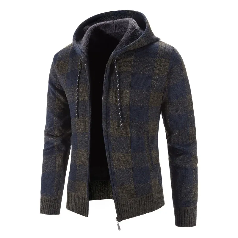 Herren Herbst Jacke Übergangsjacke Hoodie Sweatjacke Outdoor Zipper Sweater NEU