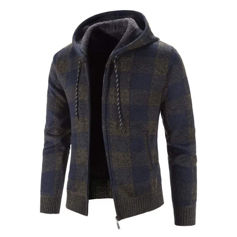 Herren Herbst Jacke Übergangsjacke Hoodie Sweatjacke Outdoor Zipper Sweater NEU